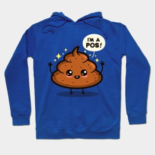 Funny Cute Kawaii Poop Internet Slang Funny Piece Of Shit Cartoon Hoodie